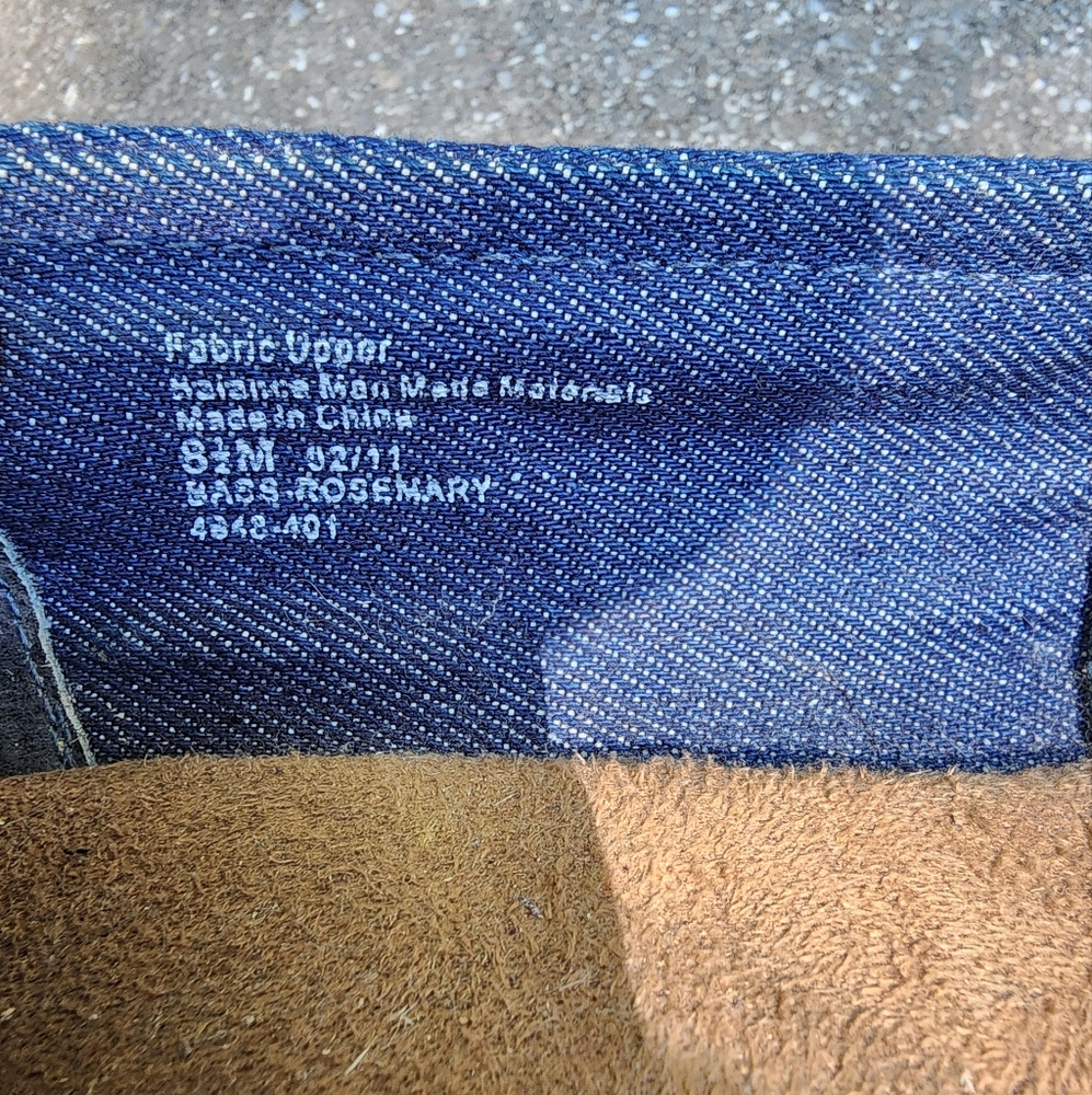BASS DENIM WEDGE SANDAL SZ 8.5 - Picture 9 of 9